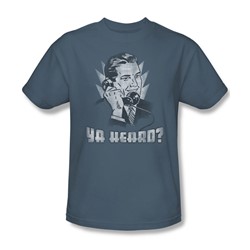Ya Heard - Adult Slate S/S T-Shirt For Men