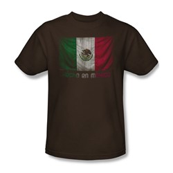 Hecho En Mexico - Adult Khaki S/S T-Shirt For Men