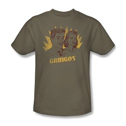 Gringos - Adult Khaki S/S T-Shirt For Men