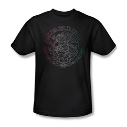 Mexico Flag Logo - Adult Coffee S/S T-Shirt For Men