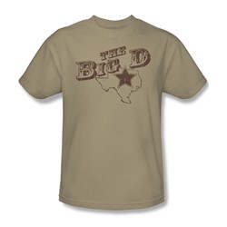 The Big D - Adult Sand S/S T-Shirt For Men