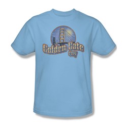 Golden Gate City - Adult Light Blue S/S T-Shirt For Men