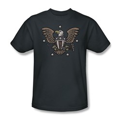 American Eagle - Adult Charcoal S/S T-Shirt For Men