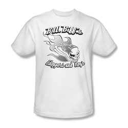 B.A.Biffs - Adult White S/S T-Shirt For Men