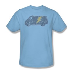 Lightening Van - Adult Light Blue S/S T-Shirt For Men
