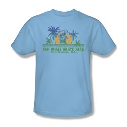 San Dimas Skate Park - Adult Light Blue S/S T-Shirt For Men