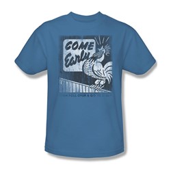 Come Early - Adult Carolina Blue S/S T-Shirt For Men