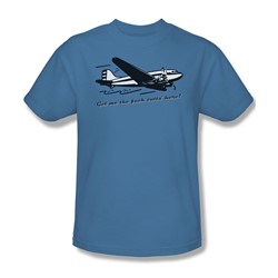 Get Me Outta Here - Adult Carolina Blue S/S T-Shirt For Men