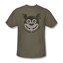 So Many Bitches - Adult Safari Green S/S T-Shirt For Men
