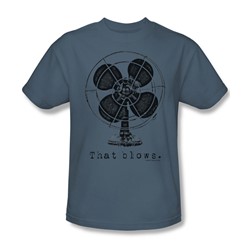 That Blows - Adult Slate S/S T-Shirt For Men
