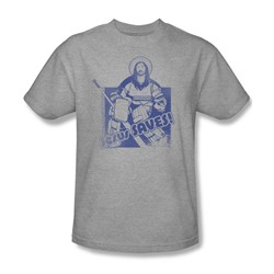 Jesus Saves - Adult Ath. Heather S/S T-Shirt For Men