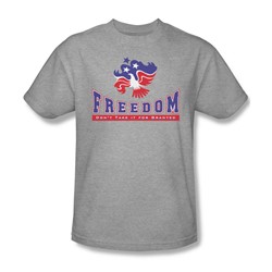 Freedom - Adult Heather S/S T-Shirt For Men