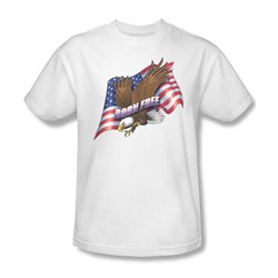 Born Free - Adult White S/S T-Shirt For Men