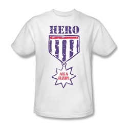 Hero Aka Grandpa - Adult White S/S T-Shirt For Men