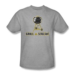 Grill Sergeant - Adult Heather S/S T-Shirt For Men