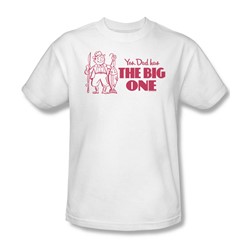 The Big One - Adult White S/S T-Shirt For Men