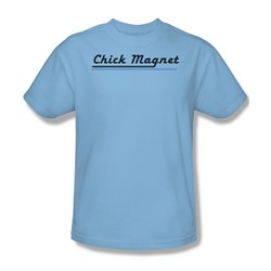 Chick Magnet - Adult Light Blue S/S T-Shirt For Men