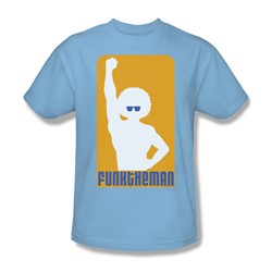 Funk The Man - Adult Light Blue S/S T-Shirt For Men