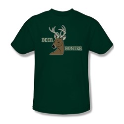 Deer Hunter - Adult Hunter Green S/S T-Shirt For Men