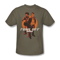 Funk You - Adult Safari Green S/S T-Shirt For Men
