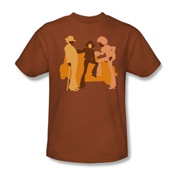 Pimpin' - Adult Texas Orange S/S T-Shirt For Men