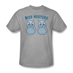 Nice Hooters - Adult Heather S/S T-Shirt For Men