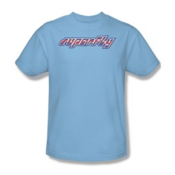 Superfly - Adult Light Blue S/S T-Shirt For Men