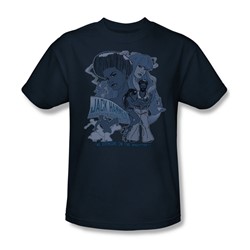 Jack Hammer - Adult Navy S/S T-Shirt For Men
