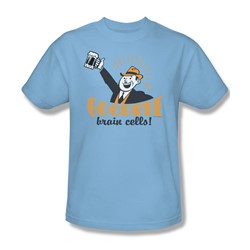 Goodbye Brain Cells - Adult Light Blue S/S T-Shirt For Men