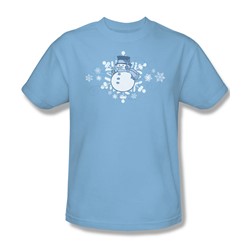 Winter Day - Adult Light Blue S/S T-Shirt For Men