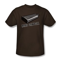 More Cowbell - Adult Coffee S/S T-Shirt For Men