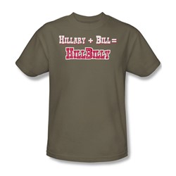 Hillbilly - Adult Khaki S/S T-Shirt For Men