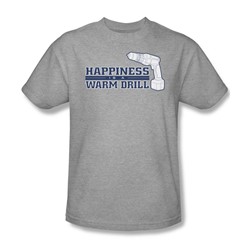 Happiness Is - Adult Ath Heather S/S T-Shirt For Men