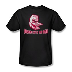 Running With The Band - Adult Black S/S T-Shirt For Men