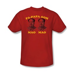Oom Mao Mao - Adult Red S/S T-Shirt For Men