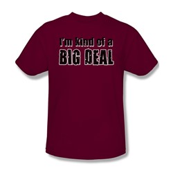 Big Deal - Adult Cardinal S/S T-Shirt For Men