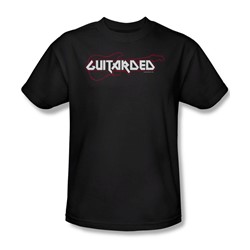 Guitarded - Black Adult S/S T-Shirt For Men
