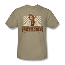 Proctologists - Adult Sand S/S T-Shirt For Men