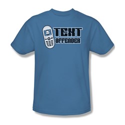 Text Offender - Adult Carolina Blue S/S T-Shirt For Men
