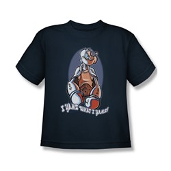 Popeye - I Yams - Big Boys Navy S/S T-Shirt For Boys
