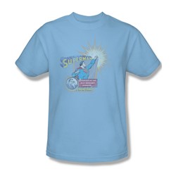 Superman - Ingenious Disguise Adult T-Shirt In Light Blue