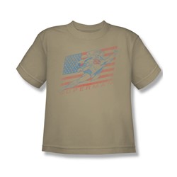 Superman - Vintage - Big Boys Sand S/S T-Shirt For Boys