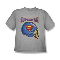 Superman - Helmet - Big Boys Heather S/S T-Shirt For Boys