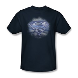 Superman - Freedom Of Flight - Adult Navy S/S T-Shirt For Men