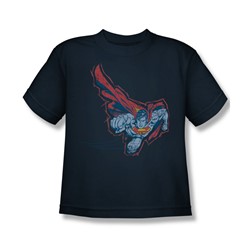 Superman - Scribble & Soar - Big Boys Slate S/S T-Shirt For Boys