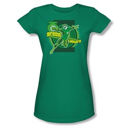 Green Lantern Juniors S/S T-shirt in Kelly Green by DC Comics
