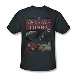 Batman Detective #27 Distressed Adult S/S T-shirt in Charcoal by DC Comics