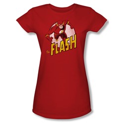 The Flash The Flash Juniors S/S T-shirt in Red by DC Comics