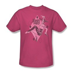 Harley Quinn Harley Quinn Adult S/S T-shirt in Hot Pink by DC Comics