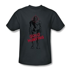 Battlestar Galactica - Good Hunting Adult T-Shirt In Charcoal